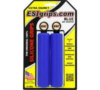 ESI Extra Chunky Silicone Grips Blue Mountain XC Hybrid Flat Bar Road Bike