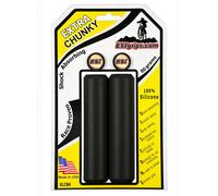 ESI Extra Chunky Silicone Mountain Handlebar Grips BLACK 130mm Mtb Mtn Bike