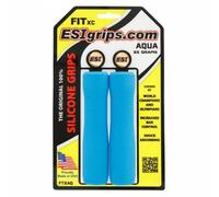 ESI Fit XC Silicone Handlebar Grips 130mm Blue Mountain Hybrid Flat Bar Road