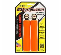 ESI Fit XC Silicone Handlebar Grips 130mm Orange Mountain Hybrid Flat Bar Road