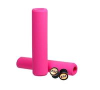 ESI Grips Extra Chunky - Silicone MTB Grips - Ultimate Comfort and Control for Mountain Bike and E-Bike Riders, Durable Silicone Bicycle Handlebar Grips for a Smooth Ride (Pink)