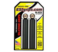 ESIgrips Racers Edge MTB Silicone Push-On Grip - Lightweight 50g - Black One Size (GVP03)