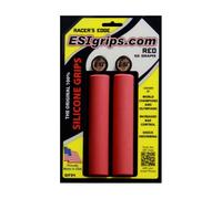 ESIgrips Handlebar Grips Racer's Edge – Silicone, Red, One Size