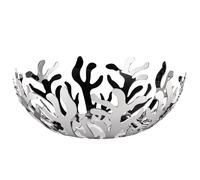 Alessi ESI01 / 29 Mediterraneo Fruit Holder in Stainless Steel Colored with Silver Epoxy Resin, Silver, 29 cm