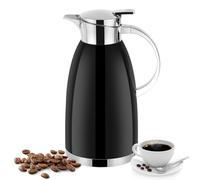 Esilihom 2.3L Thermal Coffee Jug,Double-Walled Vacuum Carafe Jug, Stainless Steel Coffee Pot, Insulated Teapot with Press Button Top, Warm & Cold Retention for Tea, Water, Drink (Black)