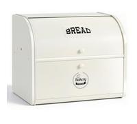 Esilihom Extra-large Bread Bins, 2-Layer Cream Bread Bin with Roll Top Lid | Kitchen Storage Box, Storage Container for Loaves, Pastries, Cookies, 40cm x 24cmx 32cm