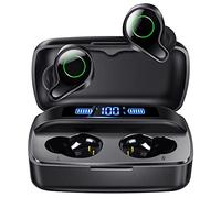 Esiposs Wireless Earbuds, Bluetooth 5.0 Ear Buds 156hr Playtime, in-Ear Headphones with Mic Stereo IPX7 Waterproof Fast Charging Earphones with USB-C LCD Charging Case for iPhone Android