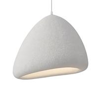 ESIYUVO Minimalist Pendant Light Creative Asymmetrical Cone Chandelier Nordic Hanging Lamp with High-Density Polystyrene Shade Decorative Lighting Fixture for Home Office Corridor Library Tea Room