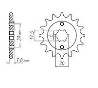 Esjot 32063 520 Front Sprocket