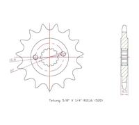 Esjot 32179 520 Standard Front Sprocket