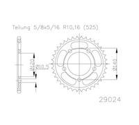 ESJOT sprocket, 47 tooth