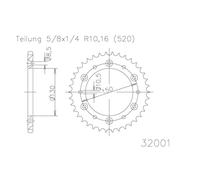 ESJOT sprocket, 48 tooth