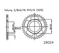 ESJOT sprocket, 48 tooth