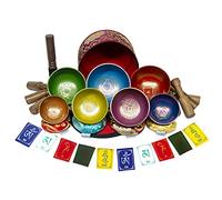 ESK Chakra Healing Tibetan Singing Bowl Set of 7 for Meditation- Himalayan Singing bowls (ESK 11)