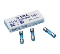 ESKA 521.026 8A Medium Blow Glass Fuse 5x20mm (Pack 10)