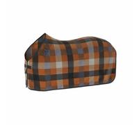Eskadron Cooler Blanket Fleece Check Black-Pale-Amber Platinum 26 F/S, Size: XXL