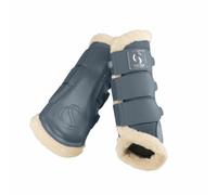 Eskadron Mesh Fauxfur Tendon Boots Steel Blue Classic Sports 25 F/S, Size: L