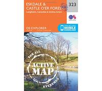 Eskdale & Castle O’er Forest Map | Weatherproof | Langholm, Canonbie & Gretna Green | Ordnance Survey | OS Explorer Active Map 323 | Scotland | Walks | Hiking | Maps | Adventure