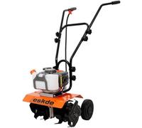 Eskde 43Cc Petrol Rotavator 2-Stroke Mini Garden Tiller With 6 Steel Blades & Adjustable Handle