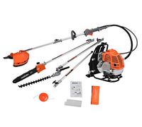 eSkde 5-in-1 Petrol Garden Multi Tool 52cc 2 Stroke Backpack Kit | Petrol Strimmer, 52cc Engine, Brushcutter, Chainsaw, Hedge Trimmer, Extension Pole