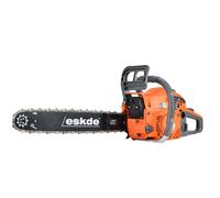 eSkde CS58-S7 58cc Petrol Chainsaw - 3.4HP, 20in Bar, 2 Chains, Auto Oiler, Chain Brake, CDI, 5.8kg