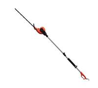 eSkde Electric Pole Hedge Trimmer for Large Gardens & Outdoor Spaces | 450W motor, 2.5m extendable reach, 10m cable, Adjustable angle head, Shoulder strap included