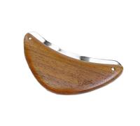 Esker Body Plane: Premium Wood and Sterling Silver Exfoliator, Gentle Skin Massager to Scrape and Clean Skin