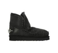 Eskimo 18 Rhinestone Logo Booties - female - Mou - Winter Boots - Black - 5 UK - Shoes 5 UK