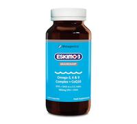 Eskimo-3 Brainsharp Fish Oil by Metagenics - Omega-3, 6 & 9 + CoQ10 for Memory & Concentration - 960mg EPA & DHA - Lemon, 120 Capsules