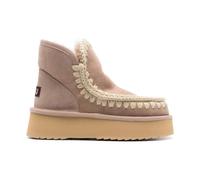 Eskimo Platform Ankle Boots in Brown - female - Mou - Winter Boots - Brown - 5 UK - Shoes 5 UK