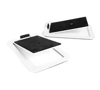 esktop Speaker Stands Mount 2-Pack Tilted Speaker Stands for Edifier MR4 & PreSonus Eris E3.5 Studio Monitors(WHITE)
