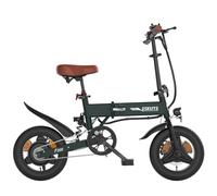 ESKUTE F200 Electric Folding Bike, 14" Electric Commuter Bicycle 36V 7.8Ah Battery, Range 30 Miles, Mini Folding Ebike with Phone Holder & USB Port, LCD Display, Foldable Ebike for Teens/Adults