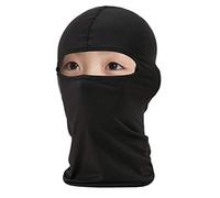Eskvom Kids/Children Ski Mask Balaclava, Thin Helmet Liner Face and Neck Cover Mask for Boys Girls Black