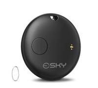 Esky Air Tag, Bluetooth Luggage Tracker Works with Find My APP (iOS Only, Not for Android), Key Finder and Item Locator for Luggage, Backpack, Suitcases, Pets, Wallet