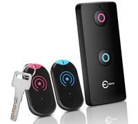Esky Ultra Slim Key Finder, Remote Finders Locator with 80dB Sound and 2 Receivers, Wallet Tracker and Item Locators Beeper Tags for Finding Key, TV Remote, Wallet, Pets and Phone, Batteries Included