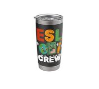 ESL Crew English As A Second Language Teacher Stainless Steel Insulated Tumbler