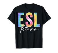ESL para - Tie Dye English Language Teaching ESL Teacher T-Shirt