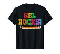 ESL Rocks - English Language Teaching Bilingual Educator T-Shirt
