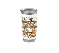 ESL Teacher Building Bridges One Word At A Time Stainless Steel Insulated Tumbler