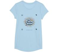 ESL Teacher: Changing Lives One Word at A Time T-Shirt, Girls, Baby Blue, Medium