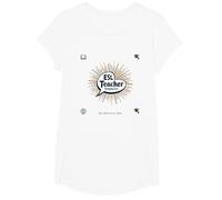 ESL Teacher: Changing Lives One Word at A Time T-Shirt, Girls, White, Medium