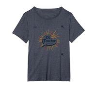 ESL Teacher: Changing Lives One Word at A Time T-Shirt, Women's Plus, Heather Blue, 4X