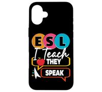 ESL Teacher English Second Language Multilingual Teaching Case for iPhone 16 Plus