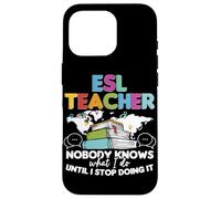 ESL Teacher English Second Language Multilingual Teaching Case for iPhone 16 Pro