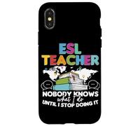 ESL Teacher English Second Language Multilingual Teaching Case for iPhone X/XS