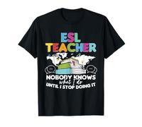 ESL Teacher English Second Language Multilingual Teaching T-Shirt