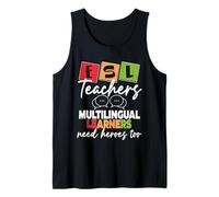 ESL Teacher English Second Language Multilingual Teaching Tank Top