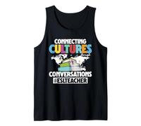ESL Teacher English Second Language Multilingual Teaching Tank Top