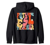 ESL Teacher English Second Language Multilingual Teaching Zip Hoodie