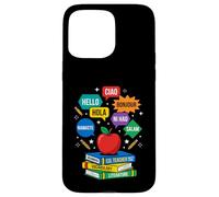 ESL Teacher Hello Languages Multilingual World Greetings Case for iPhone 15 Pro Max